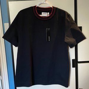 JIL SANDER Navy Blue Short Sleeved T-shirt